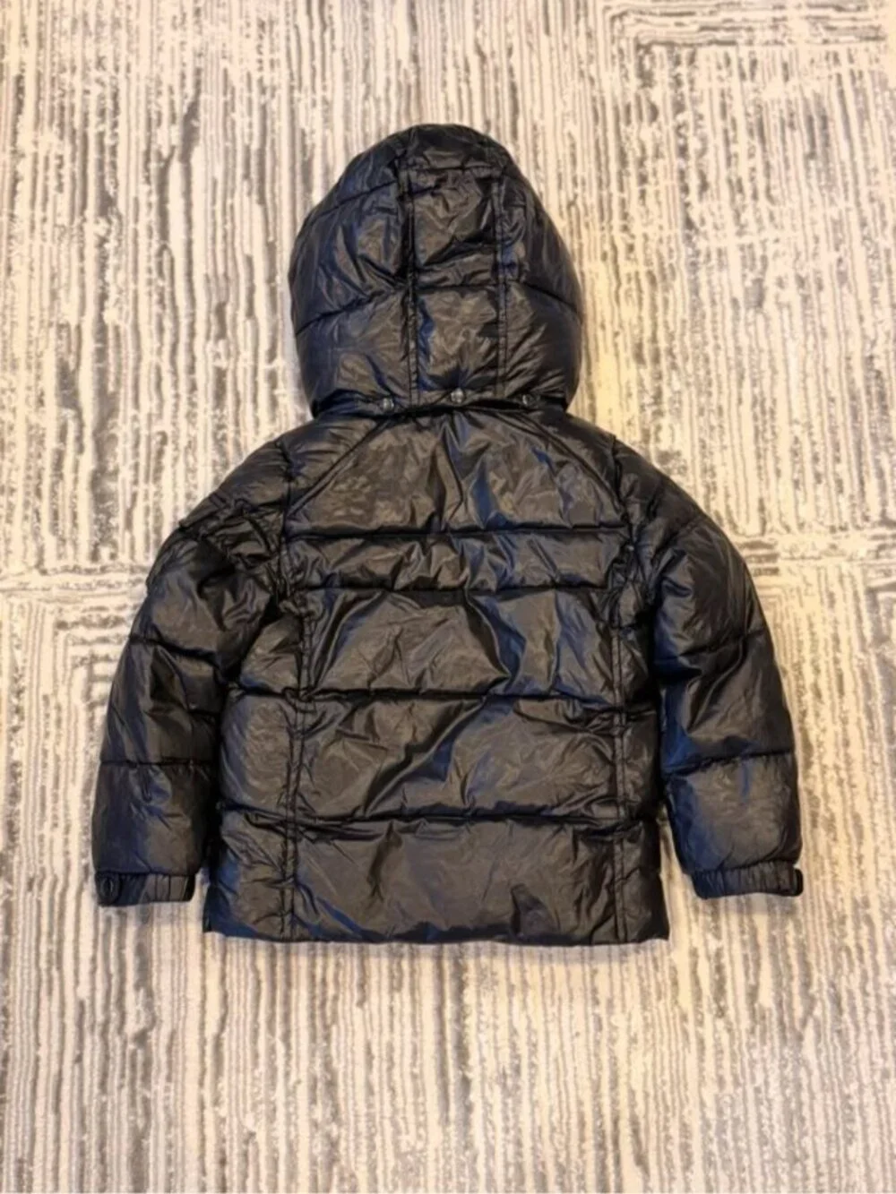 S13 girls size 4 Black Down Fill Puffer Winter coat Retails $170